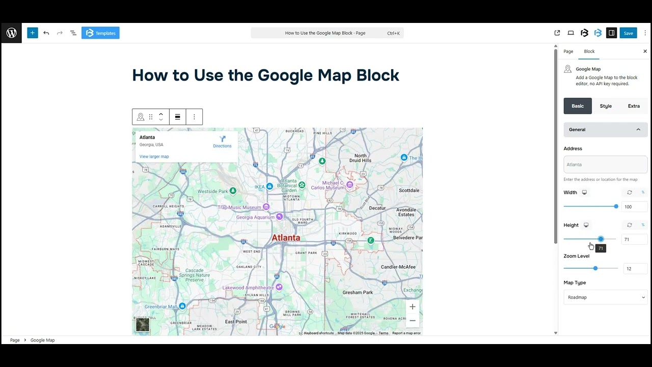 Google map basic section video
