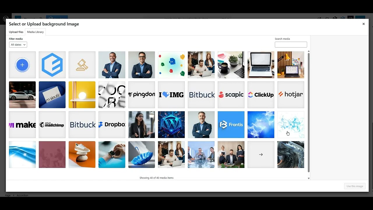 Accordion Style section video