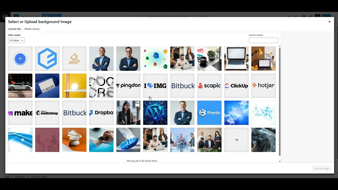 Accordion basic section video